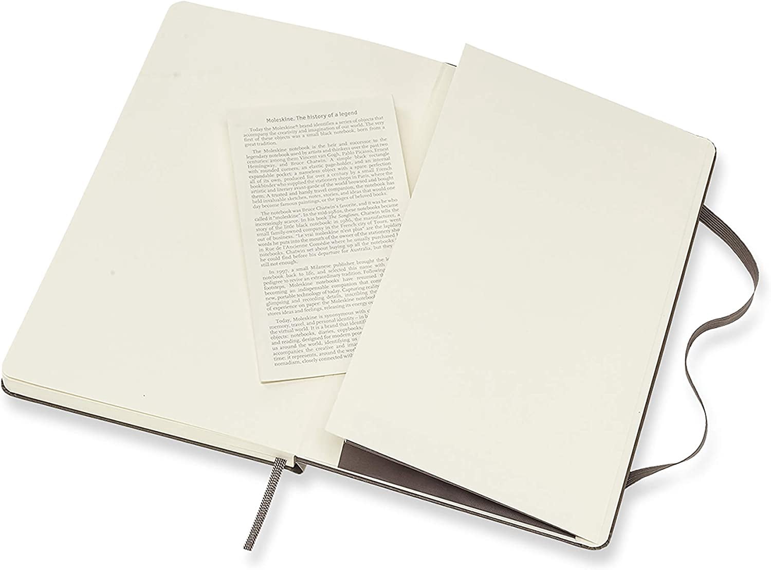 Moleskine Classic Notebook, Large, Ruled, 5in x 8.25in, Brown Earth, 240 Pages