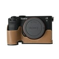 thumbnail image 1 of GadgetCom Coque de Protection en Cuir PU Antidérapante Compatible avec Sony Alpha 7C II Mark 2 A7C2 A7CII, 1 of 5
