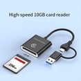 thumbnail image 3 of Lector de Tarjetas CFexpress Tipo B de 10 Gbps, USB 3.2 Gen2, USB-C, CFe, Compatible para Sistemas Operativos Android, Win XP/Vista/7/8/8.1/10/11, 3 of 5