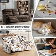 thumbnail image 5 of Xoenoiee Abstract Boho Geometric Art Print 8 Pieces Recliner Sofa Covers Stretch Soft 3 Seats Couch Cover Anti-Slip Sofa Slipcover Furniture Protector with Elastic Bottom for Kids Pet, 5 of 7