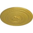 thumbnail image 3 of Ekena Millwork 26 1/4"OD x 1 1/2"P Pearl Ceiling Medallion (Fits Canopies up to 1 7/8"), Hand-Painted Rich Gold, 3 of 5