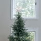 thumbnail image 3 of Mini estrella disco para árbol de Navidad, adorno para copa de árbol de Navidad, adorno navideño o decoración del hogar, color plateado, 15 cm, 3 of 6
