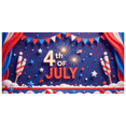 thumbnail image 2 of Red White Blue Fourth of July Celebration Banner Independence Day Patriotic Holiday Decor Fireworks Design for Outdoor Decoration Party Event, 2 of 7
