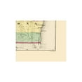 thumbnail image 2 of Historic County Map - Alcona County Michigan - Walling 1873 - Vintage Wall Art, 2 of 4
