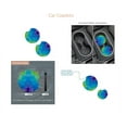 thumbnail image 3 of Women's Tie-Dye Print Car Accessory Set with Keychain, Collapsible Trashcan, and Coasters, 3 of 5