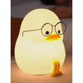 thumbnail image 1 of Luz nocturna infantil de pato emo, luz nocturna de silicona premium para niños, linda lámpara de silicona regulable para un ambiente relajante a la hora de dormir., 1 of 5