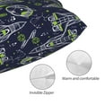thumbnail image 4 of KLL Hand Drawn Rockets Pillow Covers Envelope Closure,Super Soft and Cozy Fuzzy Fleece Pillow Case Cover 20"x30", 4 of 7
