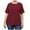 Wine-06, variant on Mittory Womens Plus Size T Shirts Oversized Short Sleeve Summer Tops Loose Fit Basic Tee Shirts