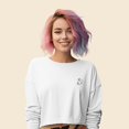 thumbnail image 4 of Dalix Heartly Ghost Embroidered Long Sleeve Lightweight Soft Cotton Shirt Womens in White S Small, 4 of 5