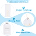 thumbnail image 3 of Uxcell Award Ribbons Prize Medal Ribbon with Event Card and Rope for Special Occasions White, 3 of 7