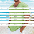 thumbnail image 4 of Bohemian Raw Hem V Neck Mens Short Sleeve Shirt, Fringe Casual Pullover, Skin Friendly Linen Blend Fabric for Seaside Walking Daily Vacation Outfits Light Yellow XL, 4 of 8