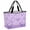 Purple, variant on Purple Floral Butterflies Beach Bag for Women, Large Breathable Mesh Beach Tote Bag, Abstract Art Vintage Botanical Sandproof Lightweight Travel Bags for Vacation Picnic Swimming Pool