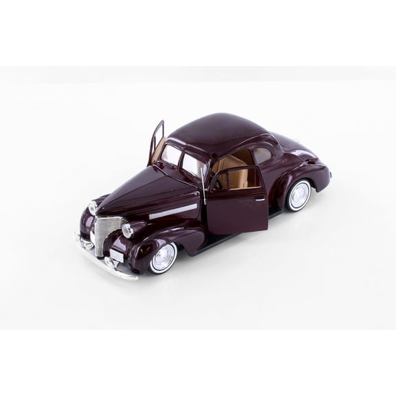 1939 Chevy Coupe, Burgundy - Showcasts 77247BG - 1/24 Scale Diecast Model Car