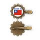 thumbnail image 1 of en myanmar pais amor tocado de pieza de pelo de horquilla de flor de metal vintage, 1 of 3