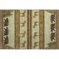 thumbnail image 2 of Addison Rugs Mayfield Washable Lodge Bear/moose Cutouts Brown Rectangle Rug, 1'8" x 2'6", 2 of 5