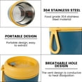 thumbnail image 4 of Vacuum Insulated Food Container for Hot Food 304 Stainless Steel Thermal Wide Mouth Food Jar with Foldable Spoon Porta, 4 of 6