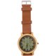 thumbnail image 2 of EeaseMX Reloj de madera natural con correa de cuero, estilo casual vintage para hombre (superficie Verawood), 2 of 8