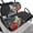 Sea Turtle with Peony & Wave Pattern, variant on Pzuqiu Golf Themed Camo Golf Cart Seat Cover Set - Breathable Stretchable Polyester Protector | Fits Most 2-Seater Carts - Durable & Washable Golf Cart Accessories
