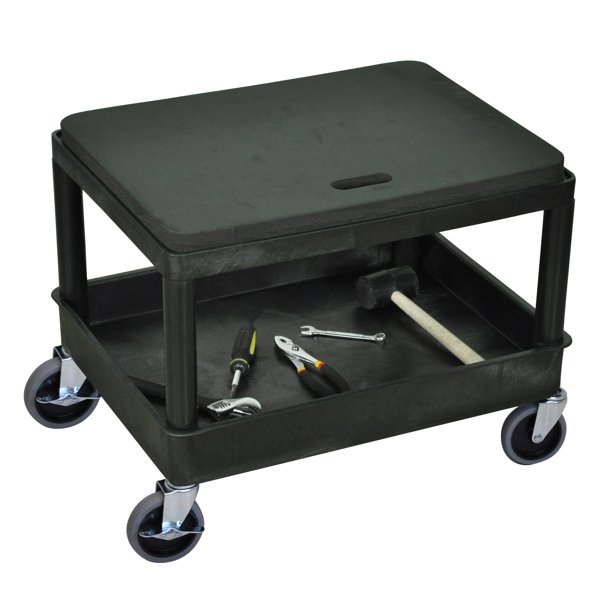 Luxor Black Mobile Mechanics Seat