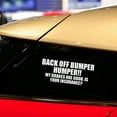 thumbnail image 4 of HEVIRGO BACK OFF BUMPER HUMPER Letters Car SUV Sticker Window Decorative Vinyl Decal, 4 of 9