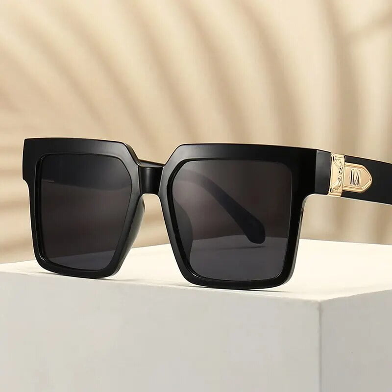 New Luxury Designer Square Oversized Sunglasses Men Women