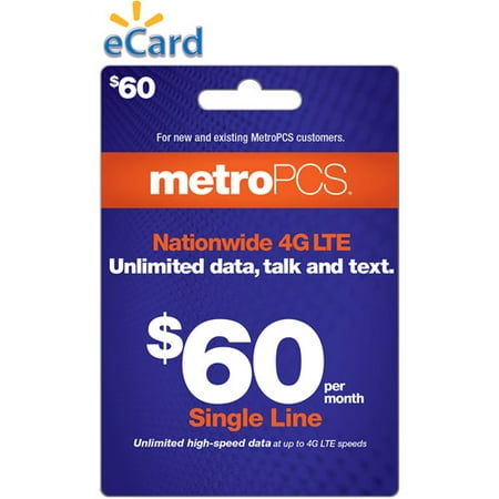 (Email Delivery) MetroPCS $60 Payment Card