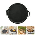 thumbnail image 2 of ACDANC 2026 New Bbq Grill Pan,Bbq Griddle with Handle,Circular Frying Pan,Cast Iron Skillet,For Induction,Gas Stove,Electric Cooktop,Indoor Or Outdoor Grilling,For Meats,Pancakes,Home Outdoor Stove, 2 of 6