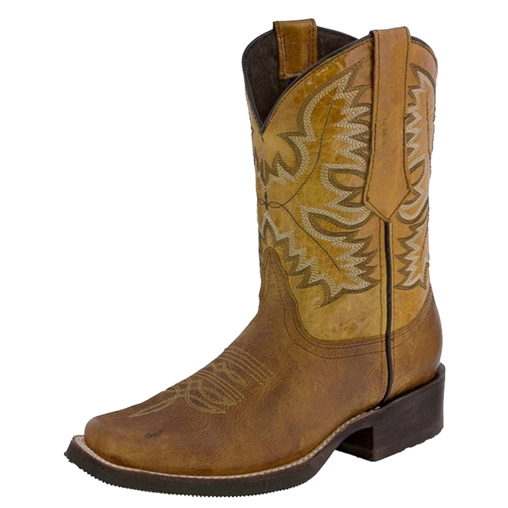 low heel womens cowboy boots