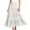 1-White, variant on Arlun Women's Summer Maxi Skirts Trendy High Waist Pleated Ruffle Floral Long Skirts Casual Relaxed Fit Ruffle Tiered Lightweight Flowy Beach Vacation Boho Skirt 2026 2-Green XL
