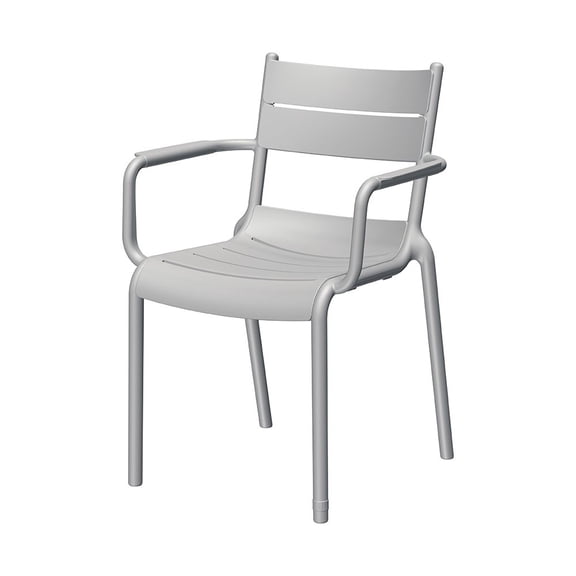 Lagoon Naples A Stackable Armchair Cold Grey, 2 Pcs