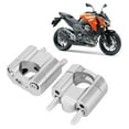 thumbnail image 2 of Handlebar Riser Motorcycle Handlebar Clamps Handlebar Riser Adapter Motorcycle Mount Clamps Pair 22mm/28mm 1/8in 7/8in Motorcycle Handlebar Mount Clamps Riser Adapter CNC Aluminum, 2 of 8