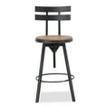 thumbnail image 2 of Rustic Chic with Black Metal Frame and Wood Seat, 2 of 12