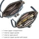 thumbnail image 5 of Bandolera Dasein para mujer, con borlas y bolsillo con cremallera, vaqueros, 5 of 6