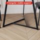 thumbnail image 5 of Yeshouse Mesa de comedor para 2, mesa de cocina de madera y sillas de 2 con sillas, mesas redondas de cocina, mesa de comedor de 3 piezas para el apartamento, 5 of 7