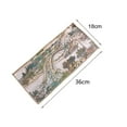 thumbnail image 5 of Ludlz Tea Towel Chinese Painting Traditional Style Coral Fleece Rivers Mountains Thick Table Mat Professional Rag for Tea Houses, 5 of 8