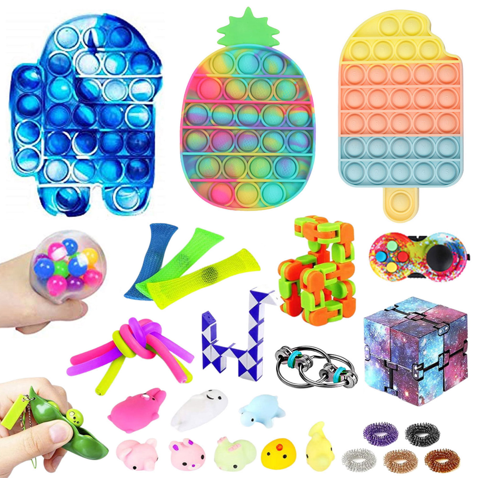 Michellecmm 30Pcs Fidget Toys Packs Set Cheap Sensory Fidget Toy Packs ...