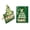 C, variant on HOARBOEG Boxed Christmas Cards Set 20 Folded Gold Foil Bells Trees Gingerbread Men Holiday Greeting Assortment for Family Friends