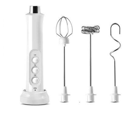 

3 In 1 Wireless Rechargeable Electric Milk Frother Foam Maker Handheld Foamer Coffee Whisk Drink Foam Mixer With USB Rechargeable 3 Speeds Electric Hand Frother For Latte Cappuccino