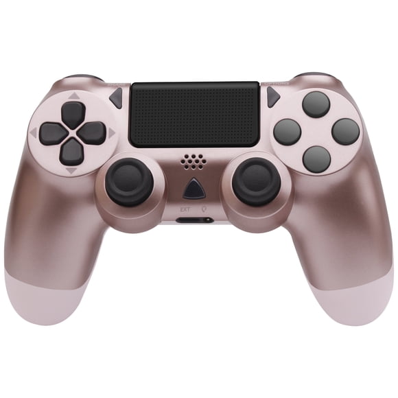 Controlador inalámbrico para P4, joystick de juego remoto compatible con P-4/P-4 Slim/P-4 Pro/PC, rosa dorado