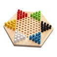 thumbnail image 2 of tamizeot Hexagonal Checkers Board Game Unique Wooden Checkers Engaging Smart Play For Children And Adults Chinese, 2 of 6