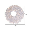 thumbnail image 2 of Vickerman 60" Fir Dura-lit LED Artificial Christmas Wreath in White, 2 of 2