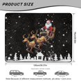 thumbnail image 7 of HUISEFOR Christmas Santa Reindeer Car Trunk Mat 29" x 39" Universal Cargo Liner Anti Slip Vehicle Interior Accessories Easy to Clean Fits for Most Cars SUV, 7 of 7