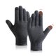 thumbnail image 1 of Guantes de punto de invierno para hombres y mujeres, guantes cálidos con forro polar a prueba de viento y pantalla táctil para ciclismo, equitación, trabajo, senderismo, esquí, 1 of 8