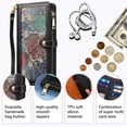 thumbnail image 5 of ESEBLE Leather For iPhone 17 Pro Case【RFID Blocking】with Multi-Card Holder Zipper Bills Slot, Soft PU Leather Magnetic Detachable Lanyard Shoulder Strap And Wristlet Wallet Case,Black, 5 of 13