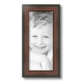 thumbnail image 2 of ArtToFrames 6" x 14" Honors Mahogany with Black Picture Frame, 6x14 inch Brown Wood Poster Frame (WOM-5154), 2 of 7
