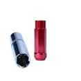 thumbnail image 2 of Godspeed ( LN-TX-150-RED ) NEW TYPE-X 60MM OPEN END ALUMINUM LUG NUTS 20 PCS. SET M12 X 1.5 RED (pack of 20), 2 of 3