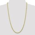 thumbnail image 2 of 10K Yellow Gold 4mm Handmade Diamond Cut Rope Chain 24 Inch, 2 of 6