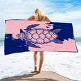 thumbnail image 2 of ESULOMP Beach Towel Quick Dry Sand Free Compact Lightweight Colorful Cloth Beach Towel Sandproof Beach Blanket Multi-Purpose Towel for Travel Swimming Pool 59"x27.5", 2 of 9