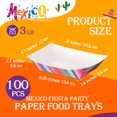 thumbnail image 2 of Bandejas desechables para comida Engrowtic Fiesta Mexican Nacho, 100 unidades, 2 of 6