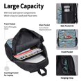 thumbnail image 4 of Easygdp Various Wild Sea Fish Mochila para Niños y Niñas con Set de Caja de Almuerzo y Estuche para Lápices 3 en 1, Mochila Escolar Estampada para Adolescentes, 4 of 7